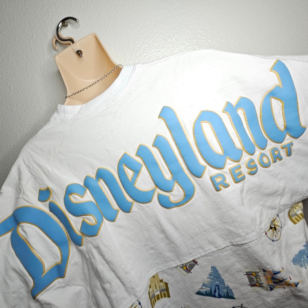 Disneyland Resort Spirit Jersey White Graphic Sweatshirt Top Unisex - Picture 7 of 9